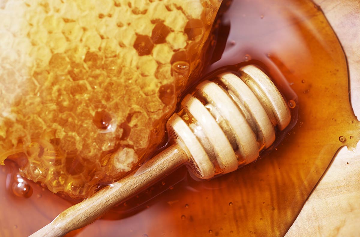 Photo of fresh honey.